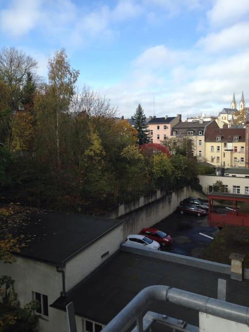 Schoenes City-Apartment Im Zentrum Mit Balkon Hof  Exterior photo